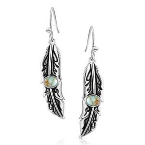 NEW MONTANA SILVERSMITHS women's windsong earrings in silver